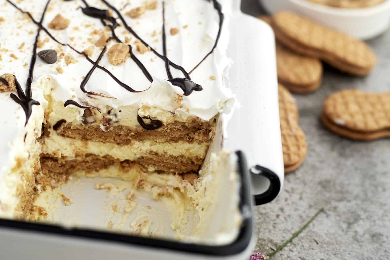 NoBake Peanut Butter Lasagna