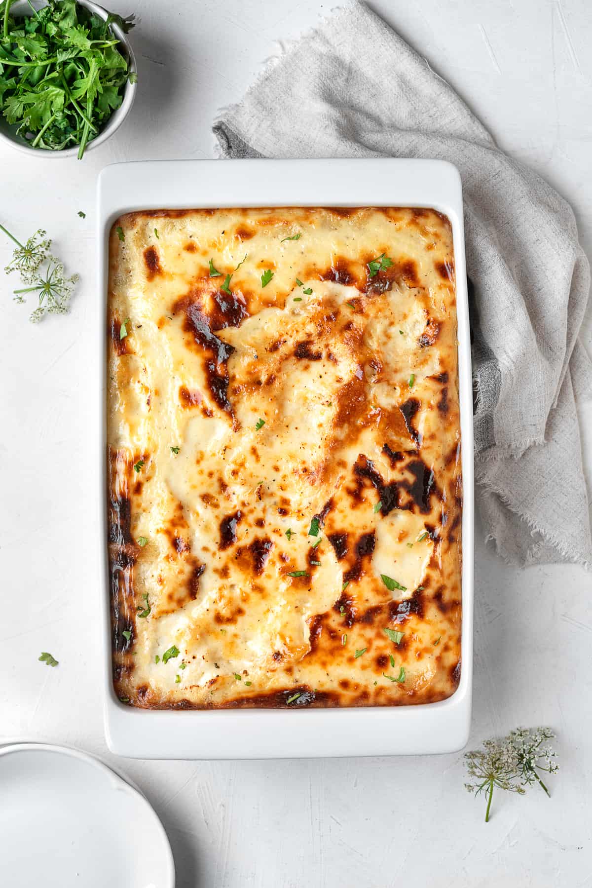 Baked Penne Pasta with Bechamel Sauce