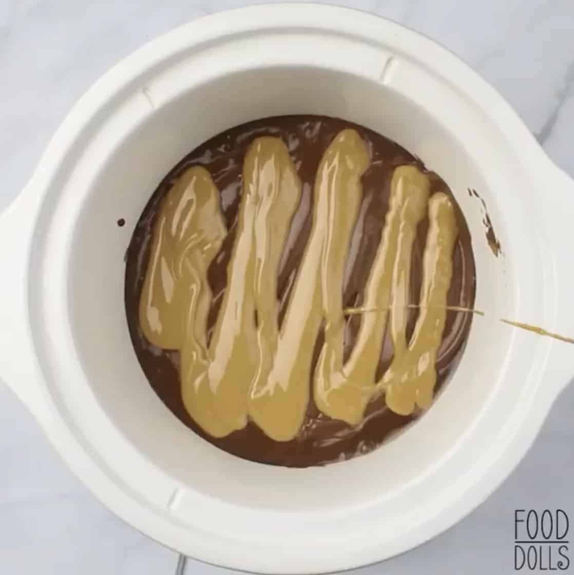 Slow cooker peanut butter lava cake.