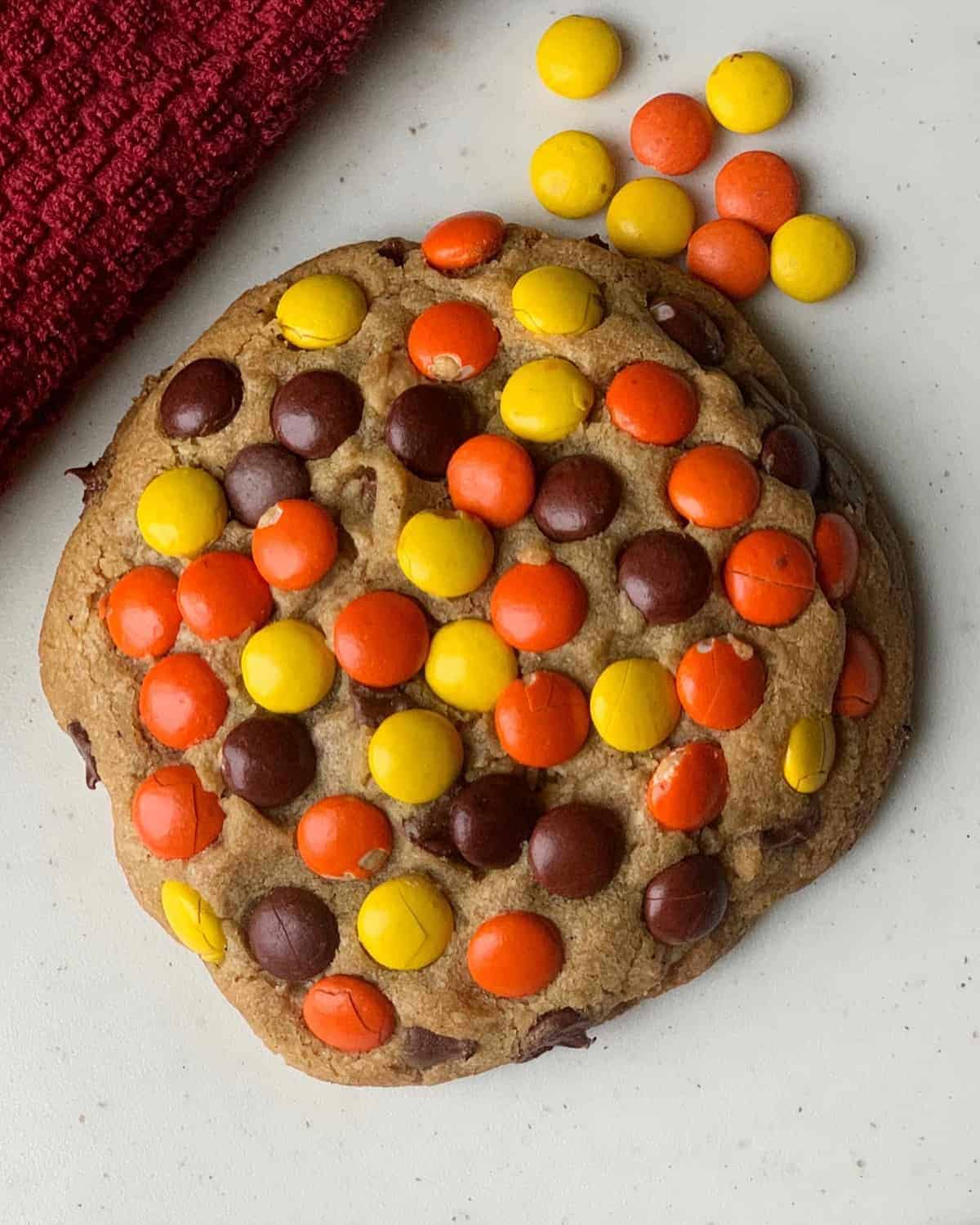 Reese’s Pieces Cookie and Peanut Butter Cup Cookie