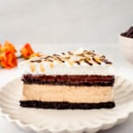side image of a slice of Billy Miner ice cream pie