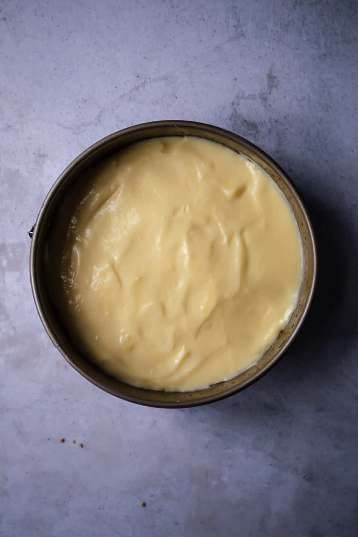 pudding layer of banoffee pie