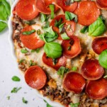 baked pizza spaghetti