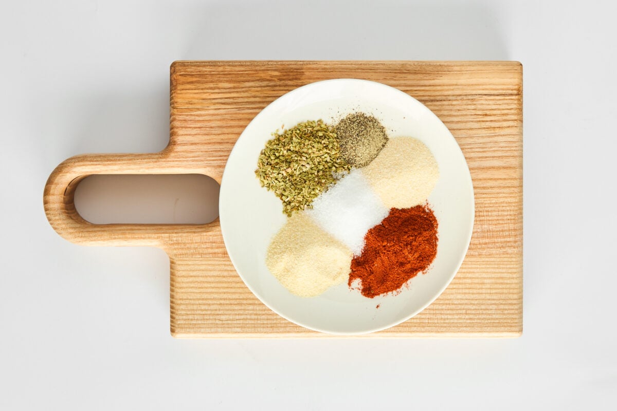 Seasonings in a bowl.