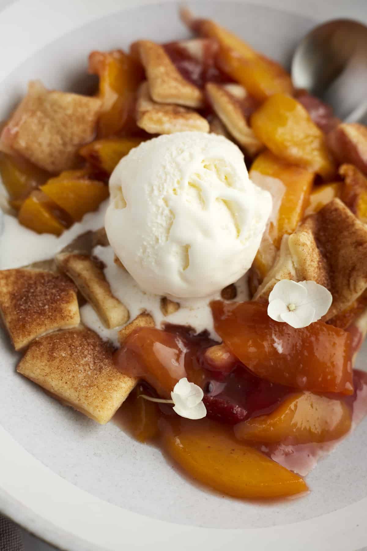 Peach And Strawberry Cobbler Recipe - Disney Recipes