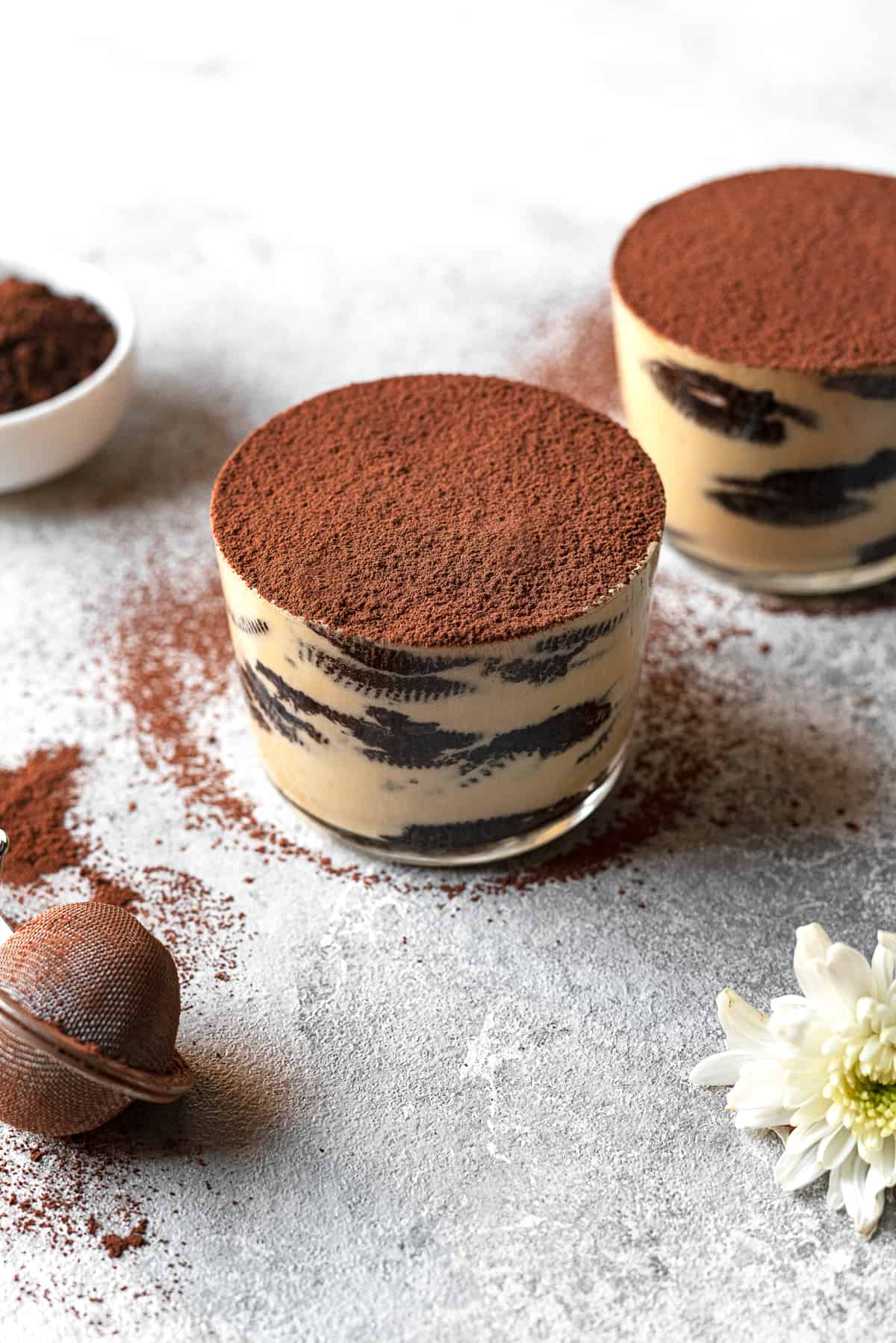 two jars of Oreo tiramisu