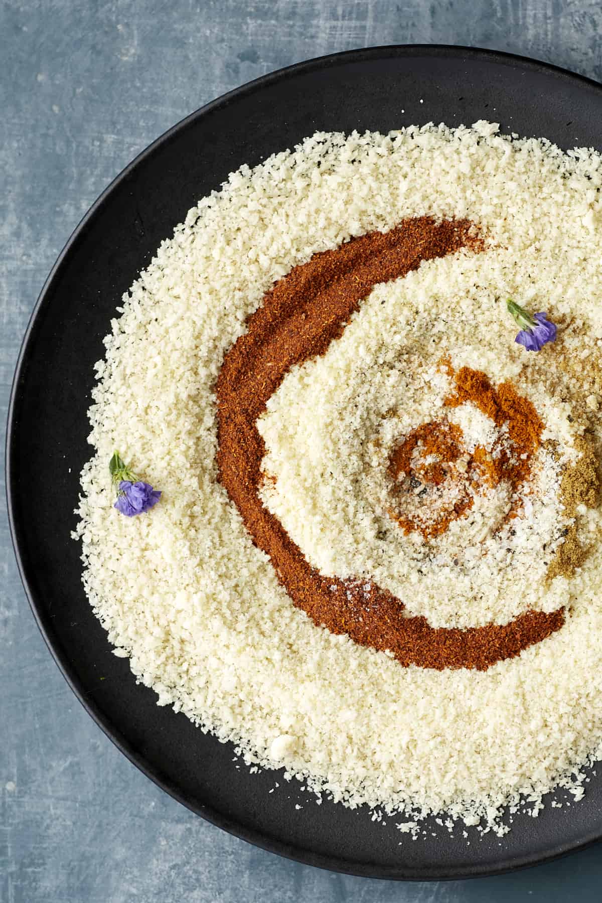 spices to create the breading for air fried tilapia