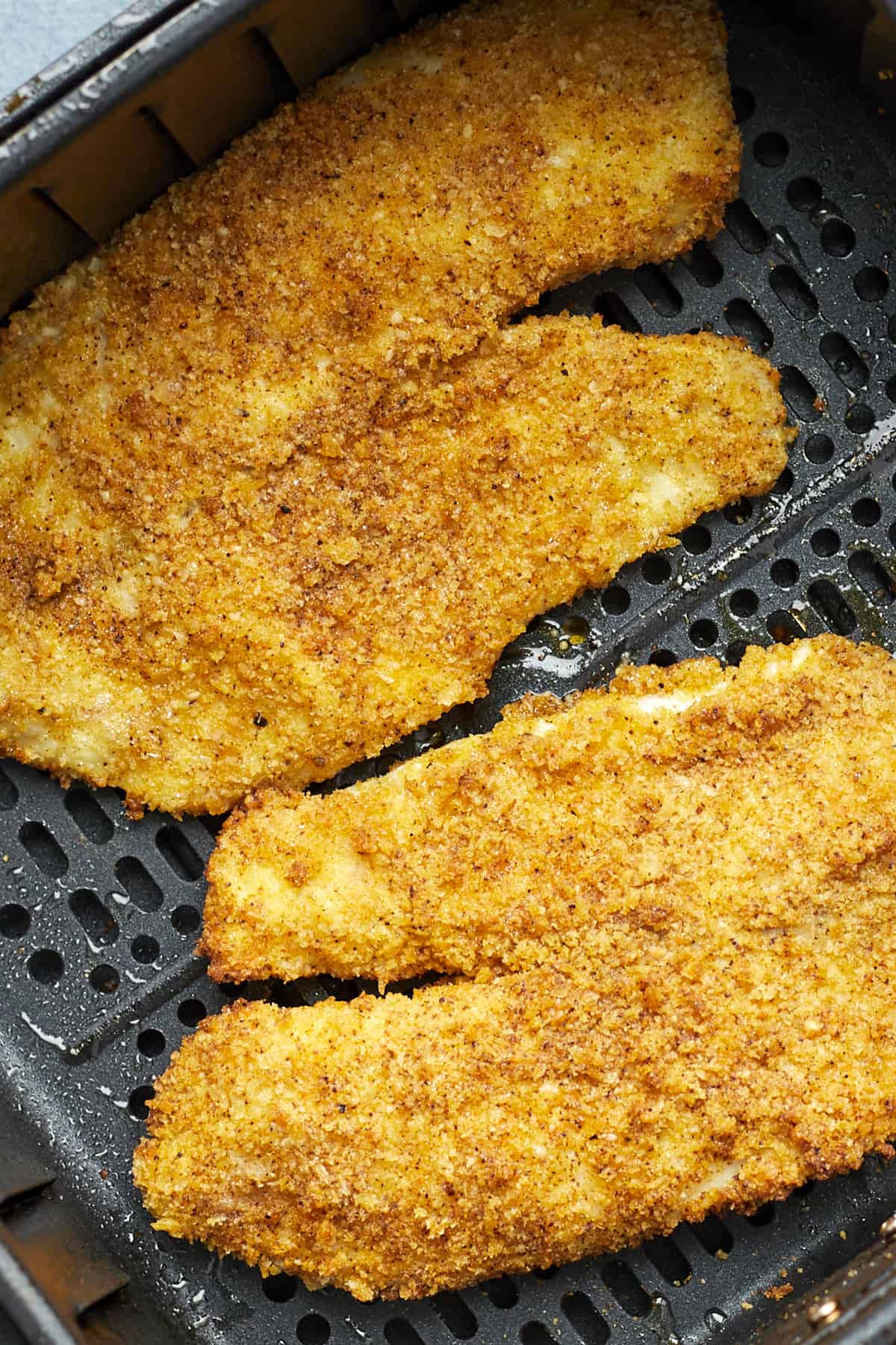 Cooked air fryer tilapia
