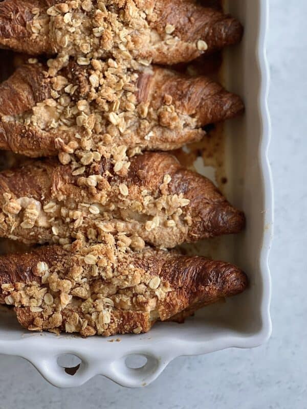 apple crisp croissant french toast