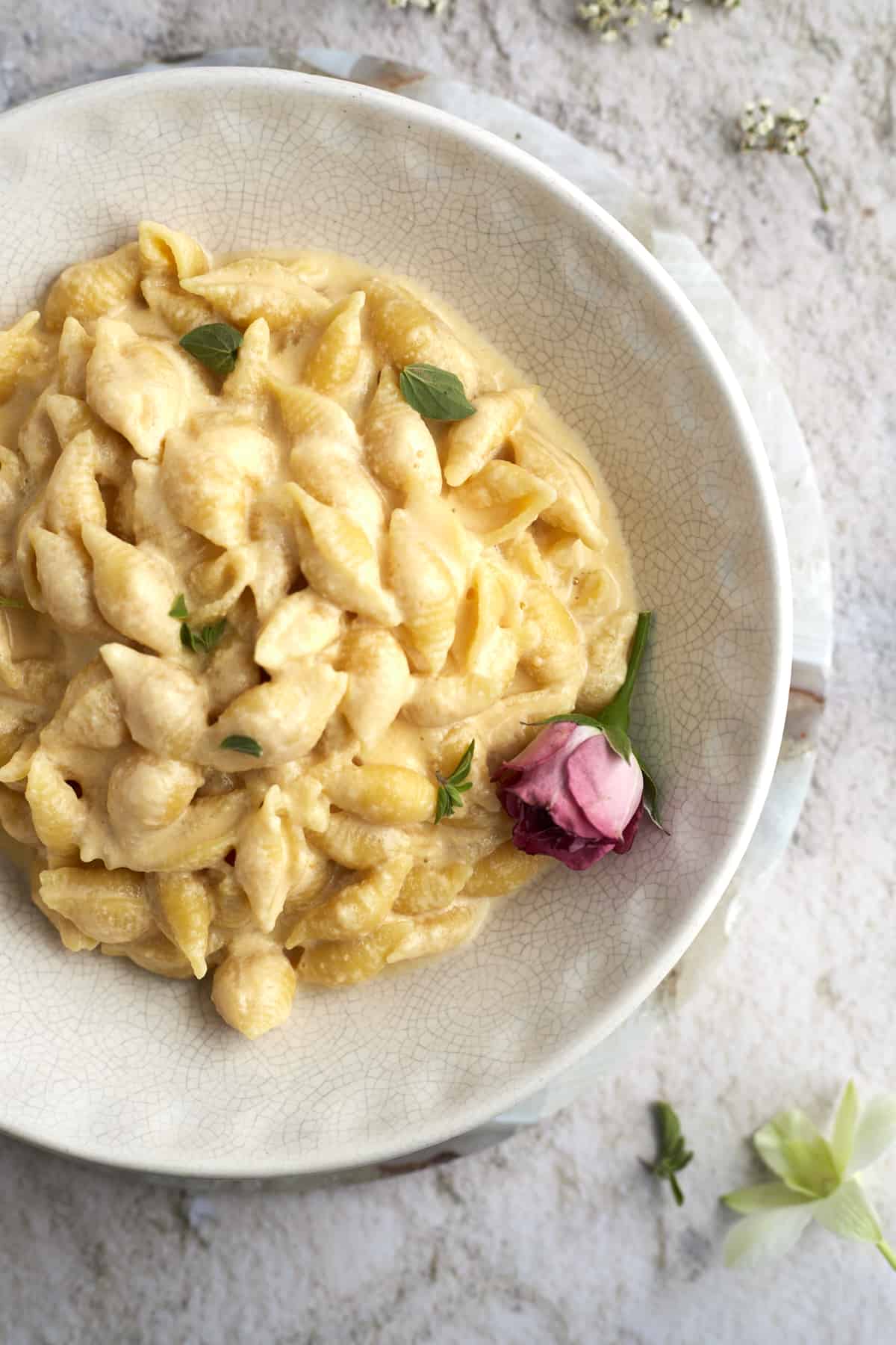 a bowl of Chrissy Teigen's one pot mac and cheese