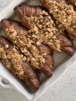 Apple Crisp and Croissant French Toast