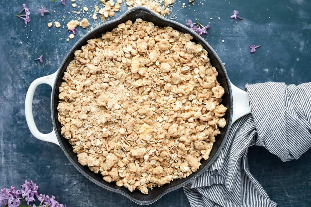 Easy Oat Crumble Topping Recipe