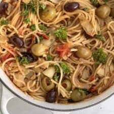 One Pot Greek Spaghetti-image