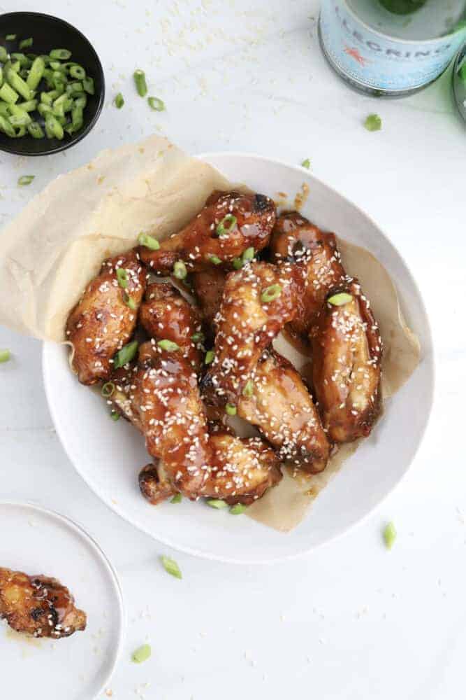 Air Fryer Honey Garlic Chicken Wings