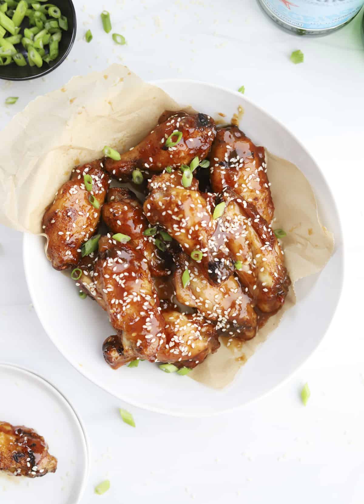 Air Fryer Honey Garlic Chicken Wings