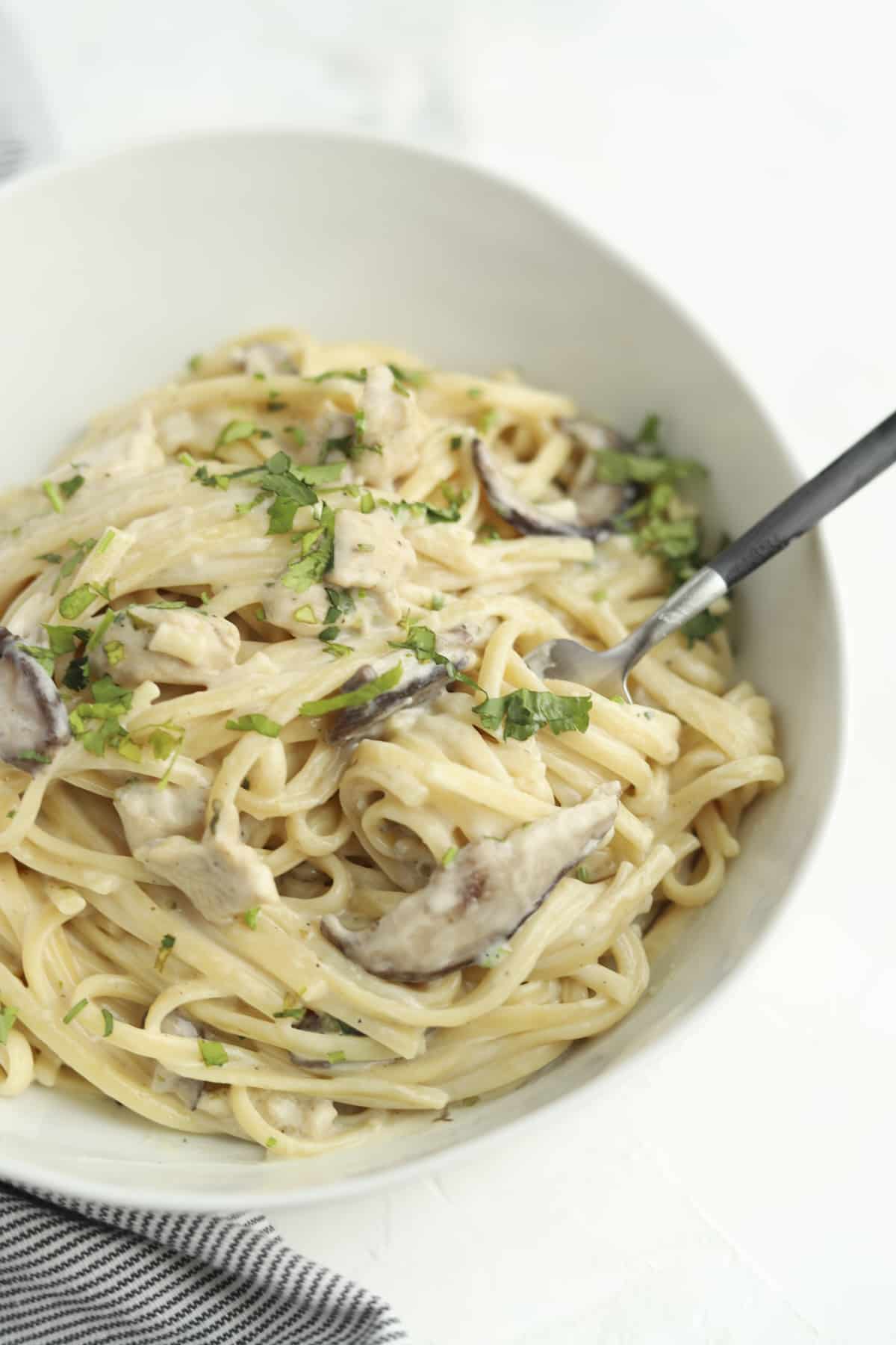 One Pot Chicken Tetrazzini