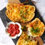 Air fryer cheesy garlic toast.