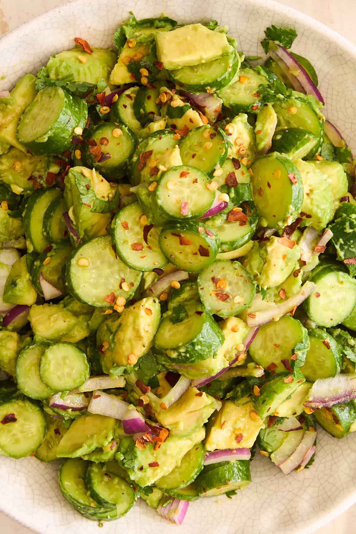 Cucumber Avocado Salad