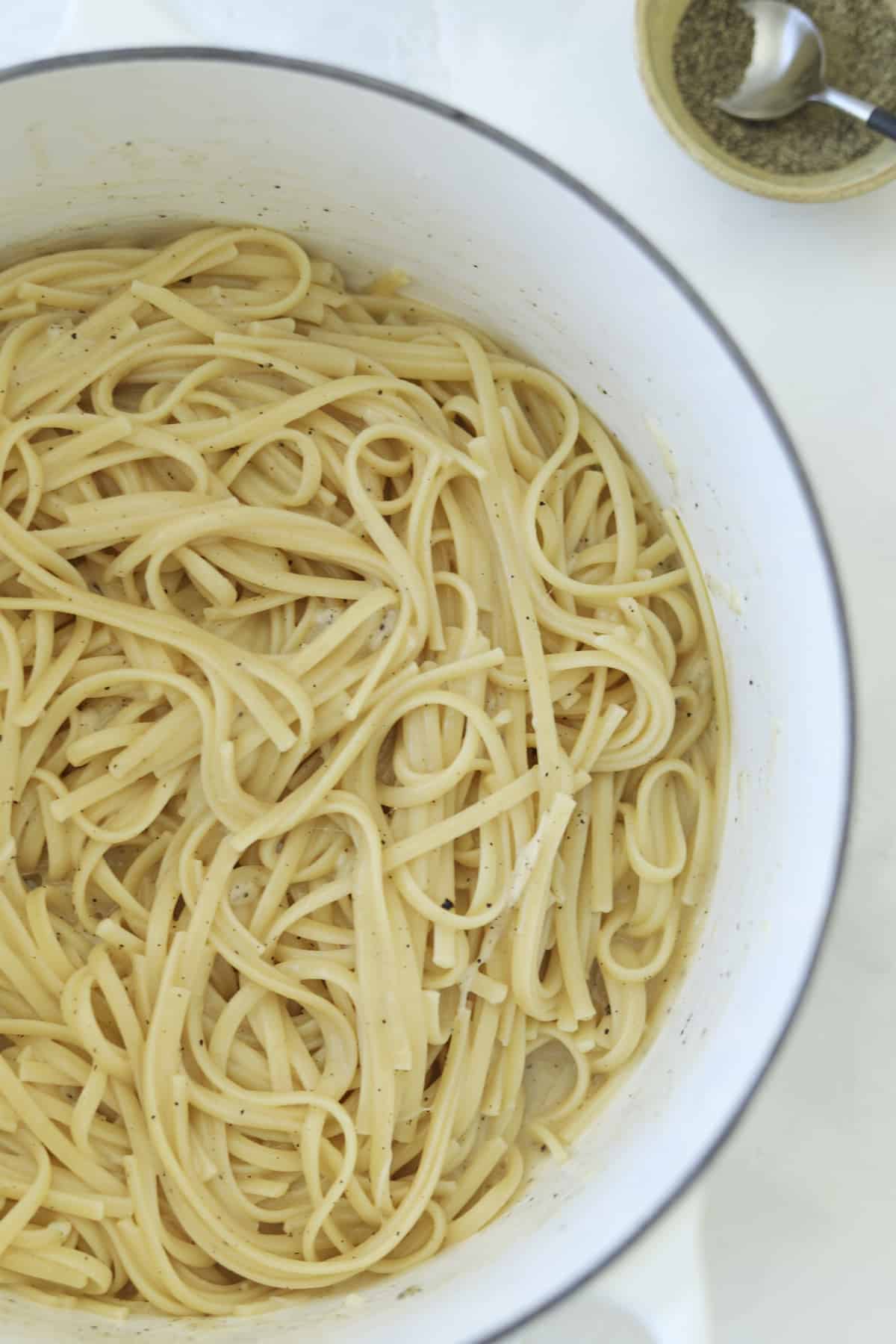 pot of pasta 
