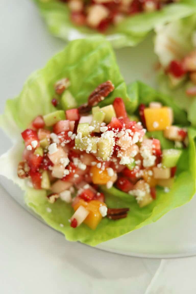 Fruit Salad Lettuce Cups Food Dolls