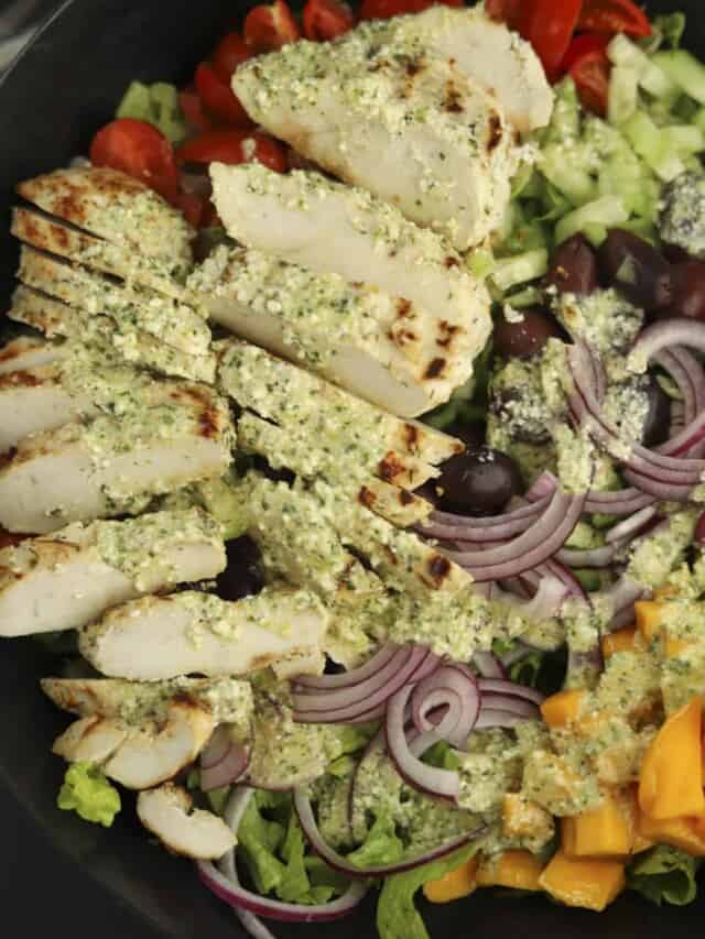 Whipped Feta Chicken Salad