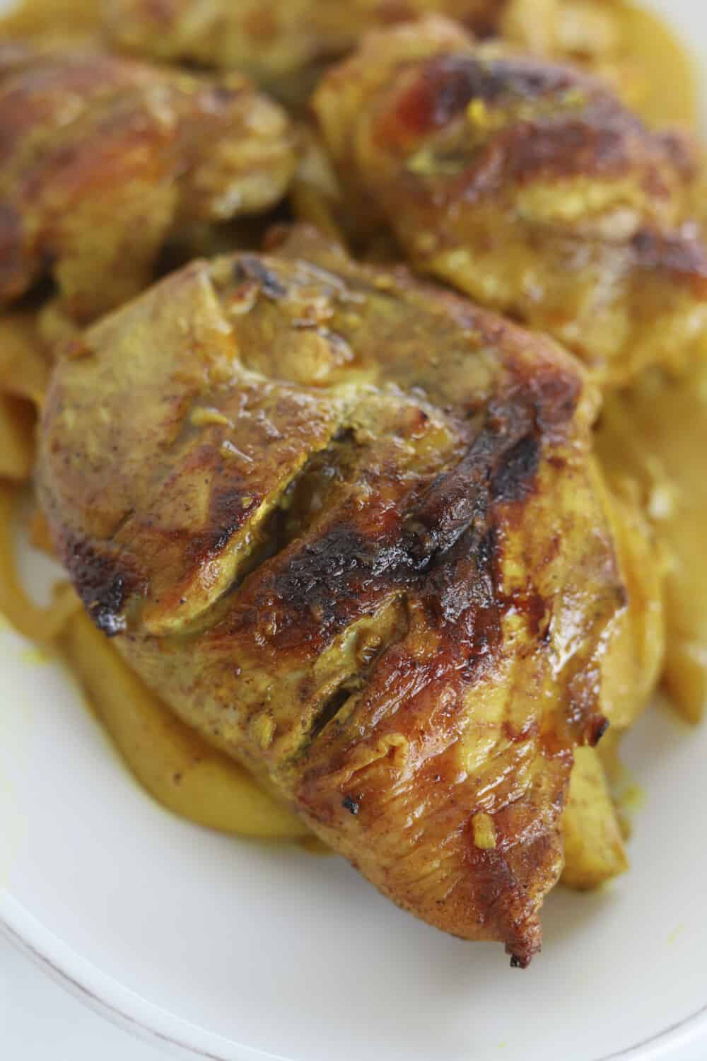 Middle Eastern Chicken and Potatoes - Food Dolls
