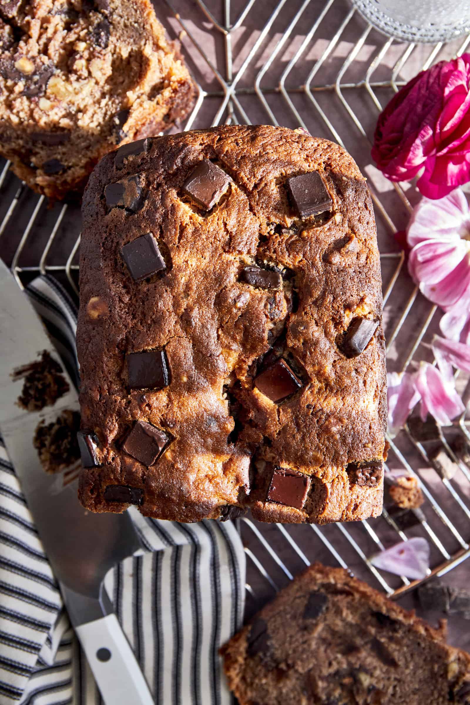 Chocolate Hazelnut Banana Bread