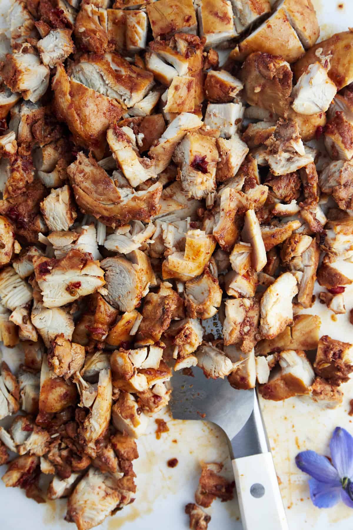 Chopped chipotle chicken
