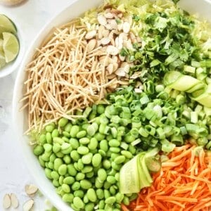 unmixed cucumber thai salad