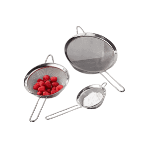 Stainless Steel Strainer-Sifter, Set of 3