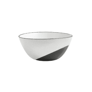 Thero Medium Black-and-White Mixing Bowl