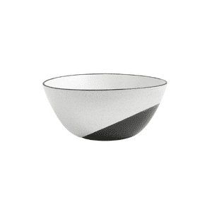 Thero Medium Black-and-White Mixing Bowl.