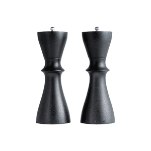 Aster Ebonized Wooden Salt & Pepper Mill Grinder Set