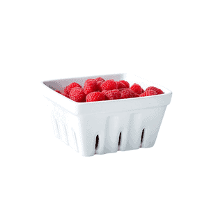 Berry Box White Colander