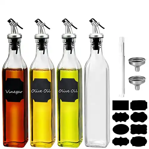 Glass Olive Oil and Vinegar Dispensers