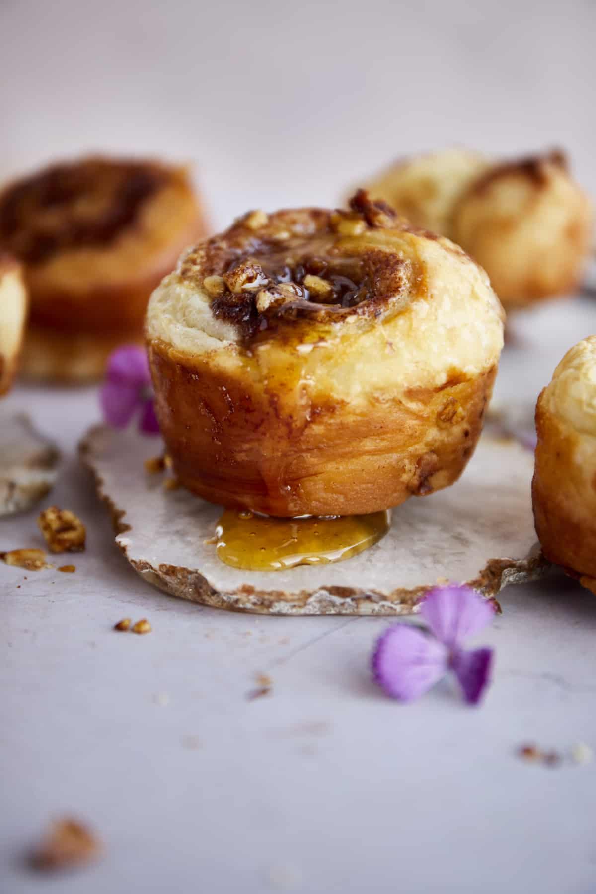 Baklava Puff Pastry Cinnamon Rolls