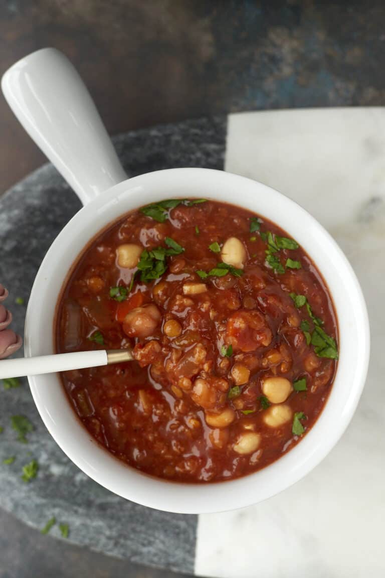 Slow Cooker Moroccan Harira Soup