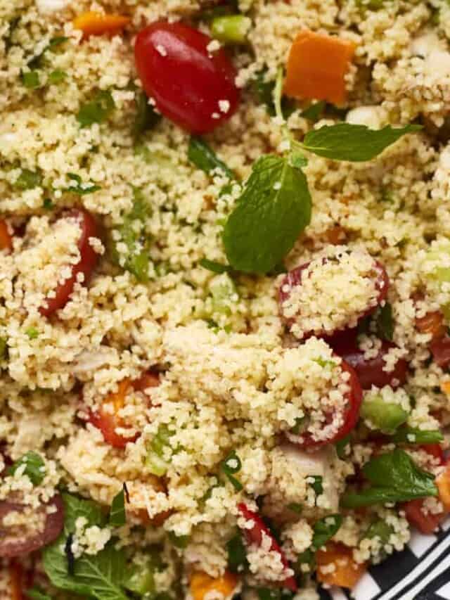 Quick Couscous Salad with Chicken