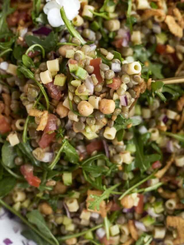 Chickpea and Lentil Salad
