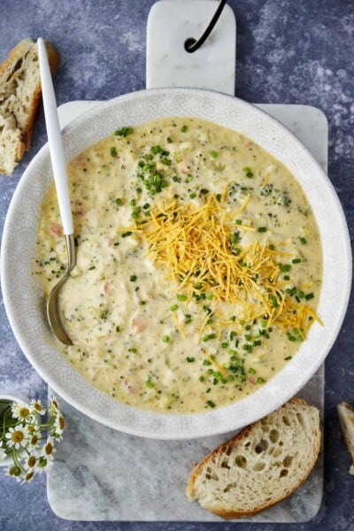 The Best Broccoli and Cheese Soup - Food Dolls