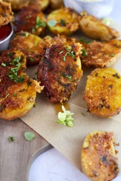 Parmesan Potatoes - Food Dolls