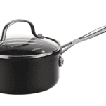 A black saucepan.