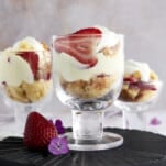 Three strawberry shortcake shooters.