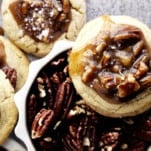 Pecan pie cookies.