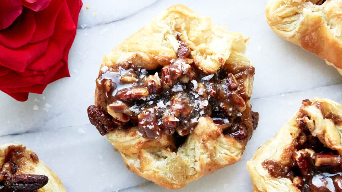 Puff Pastry Pecan Pie Bites Food Dolls