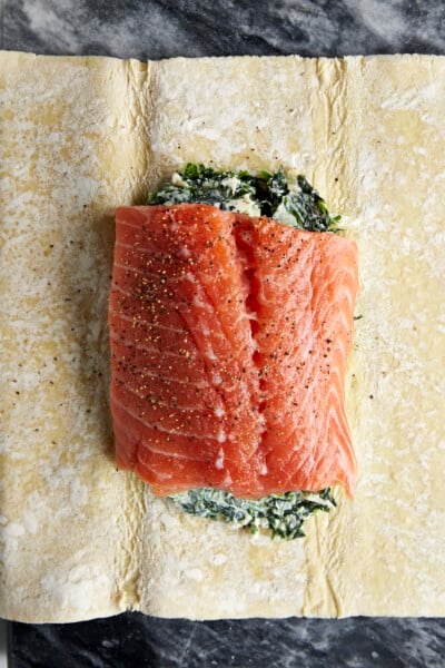 Salmon Wellington with Puff Pastry - Food Dolls