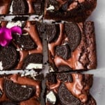 Six Oreo brownies.