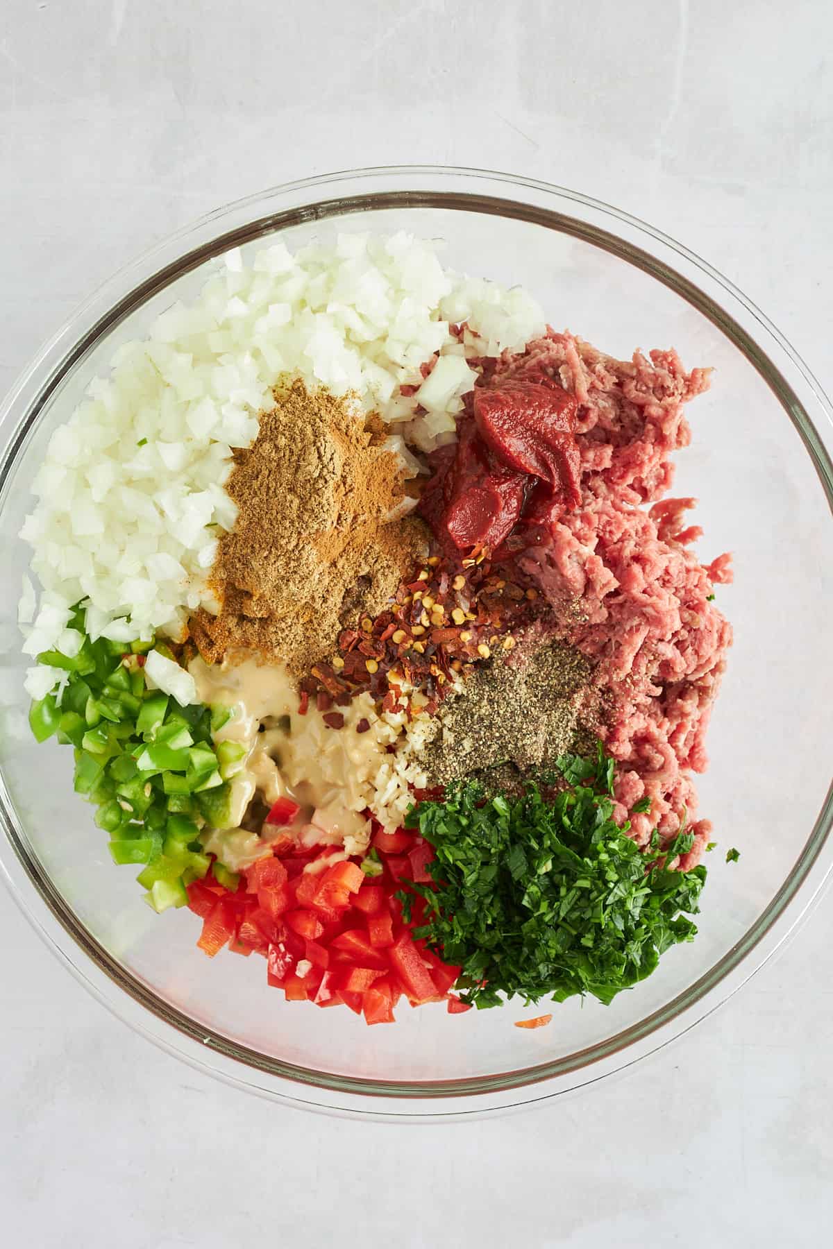 Hawashi ingredients in a bowl. 