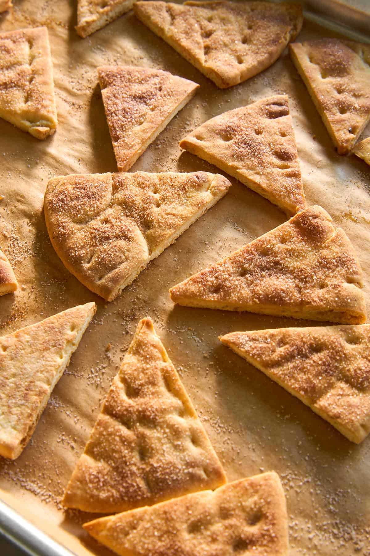 Sweet pita chips.