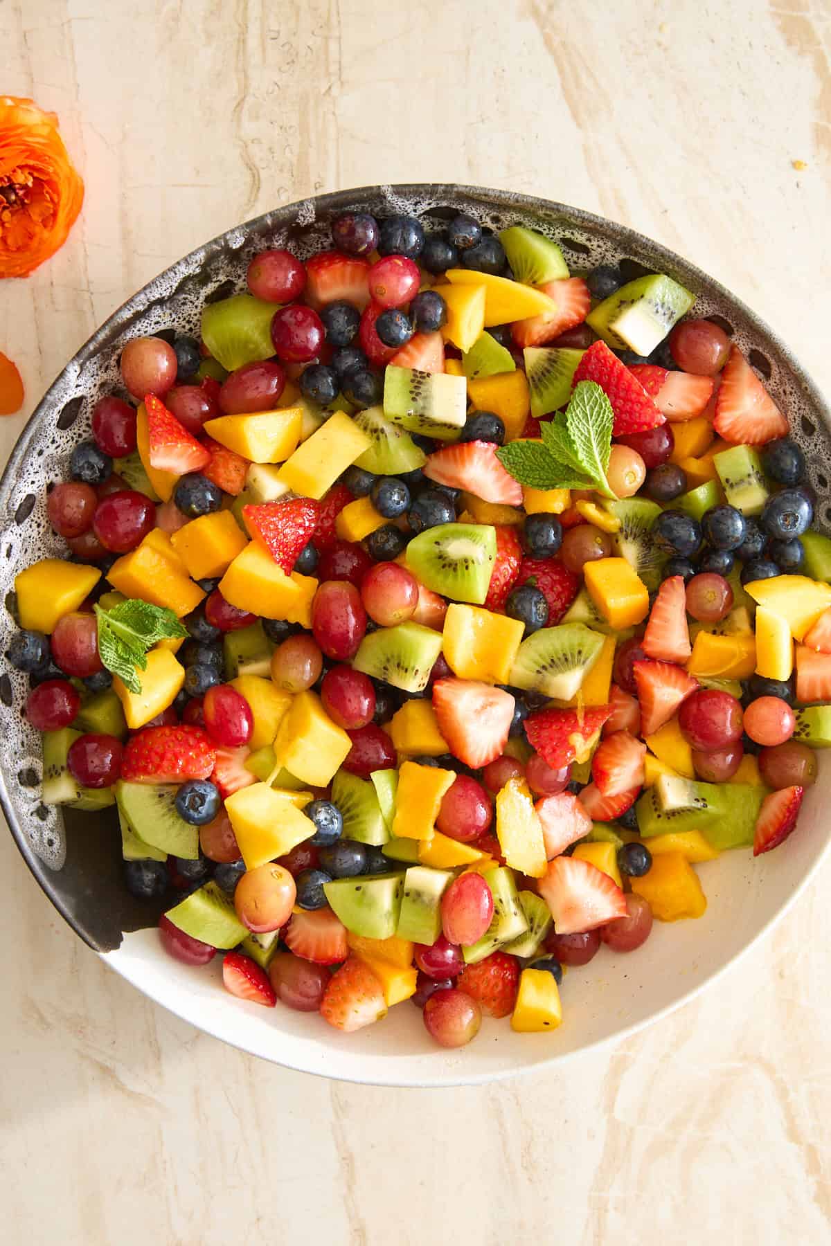 The final fully made recipe in a large bowl